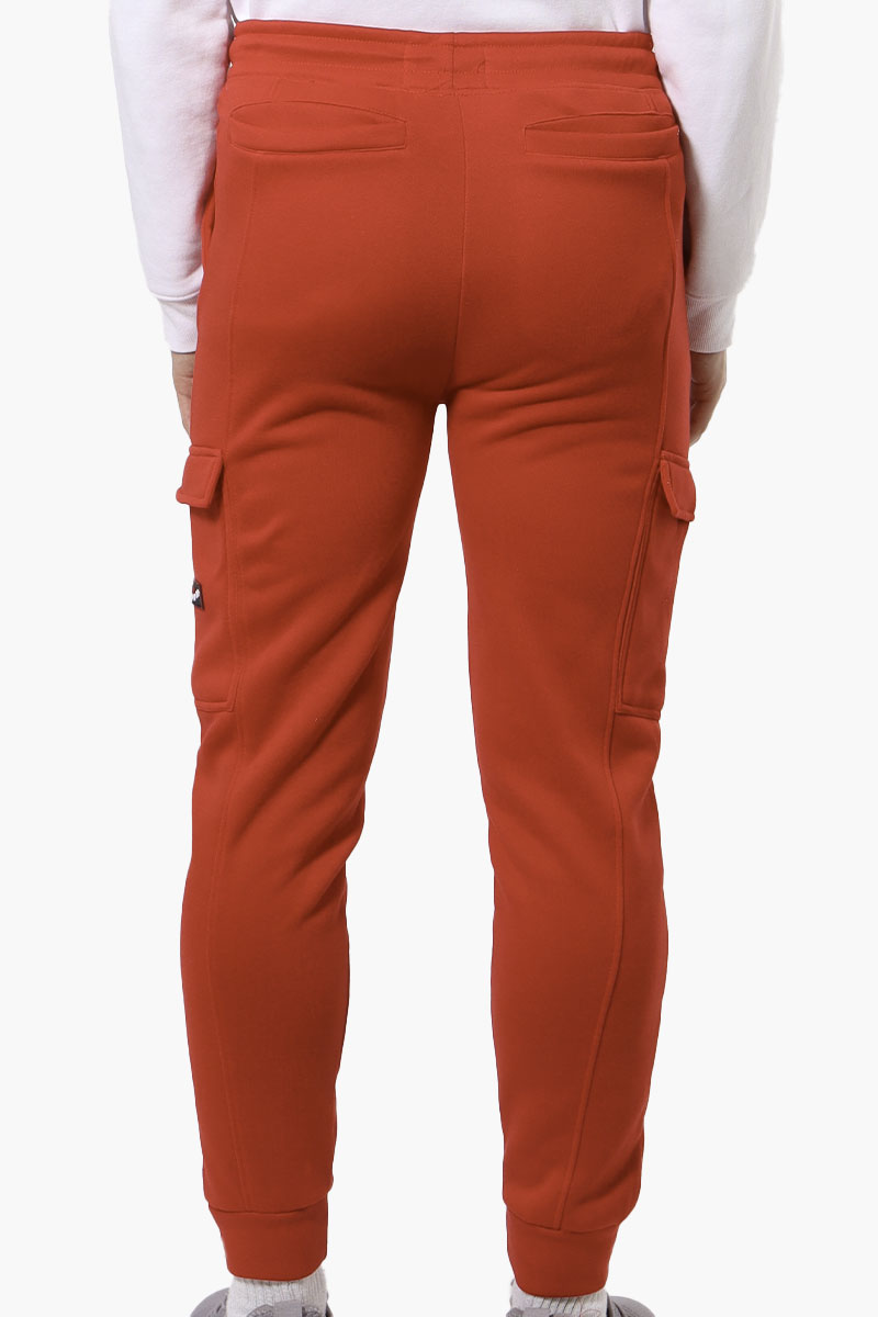 Canada Weather Gear Tie Waist Cargo Joggers - Red - Mens Joggers & Sweatpants - International Clothiers