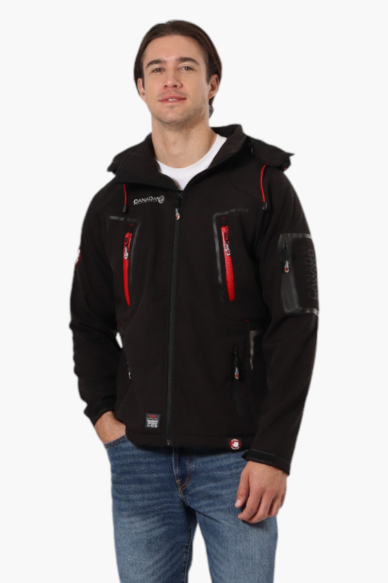 Canada Weather Gear Hooded 5 Zip Pocket Lightweight Jacket