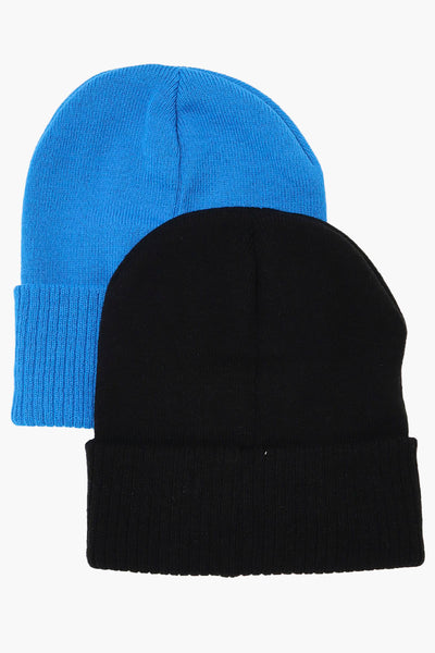 Canada Weather Gear 2 Pack Ribbed Hat - Blue - Mens Hats - International Clothiers