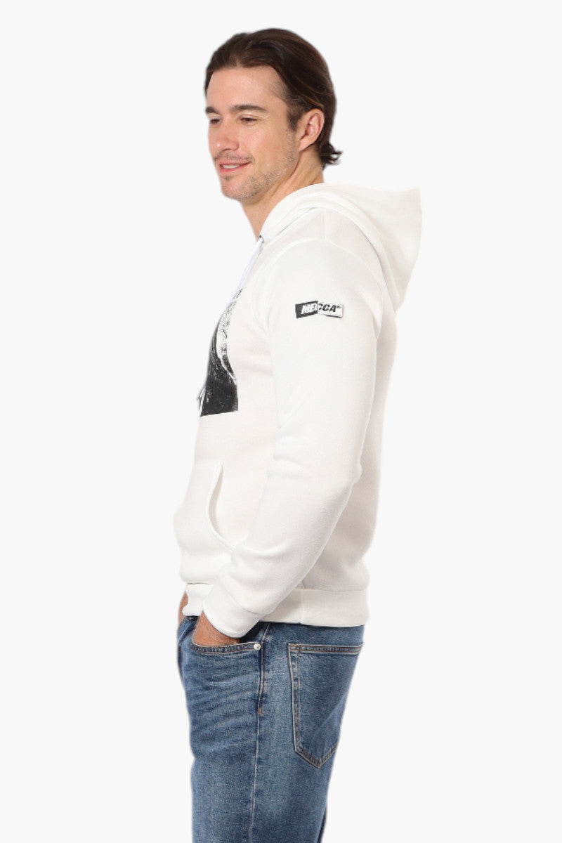 Mecca Brooklyn NY Print Hoodie - White - Mens Joggers & Sweatpants - International Clothiers