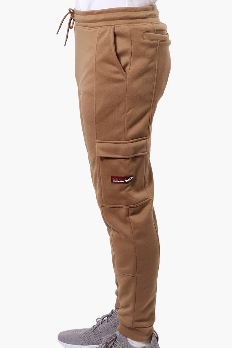 Canada Weather Gear Tie Waist Cargo Joggers - Beige - Mens Joggers & Sweatpants - International Clothiers