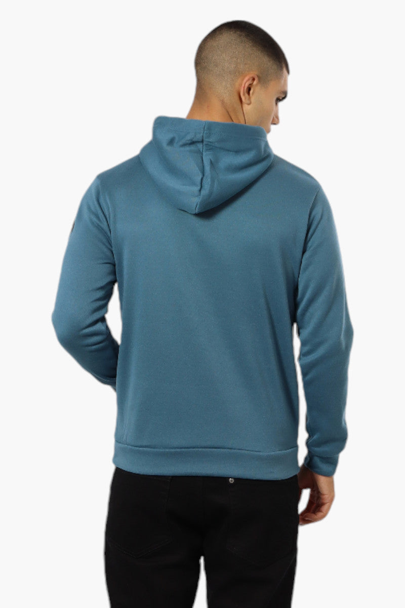 Canada Weather Gear Camping Print Hoodie - Teal - Mens Hoodies & Sweatshirts - International Clothiers