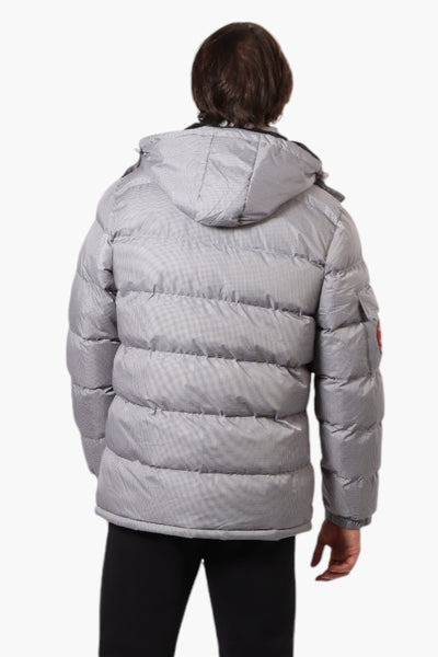 Canada Weather Gear Zip Pocket Bubble Bomber Jacket - Grey - Mens Bomber Jackets - International Clothiers