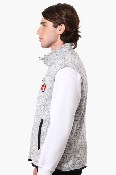 Canada Weather Gear Full Zip Fleece Vest - Grey - Mens Vests - International Clothiers