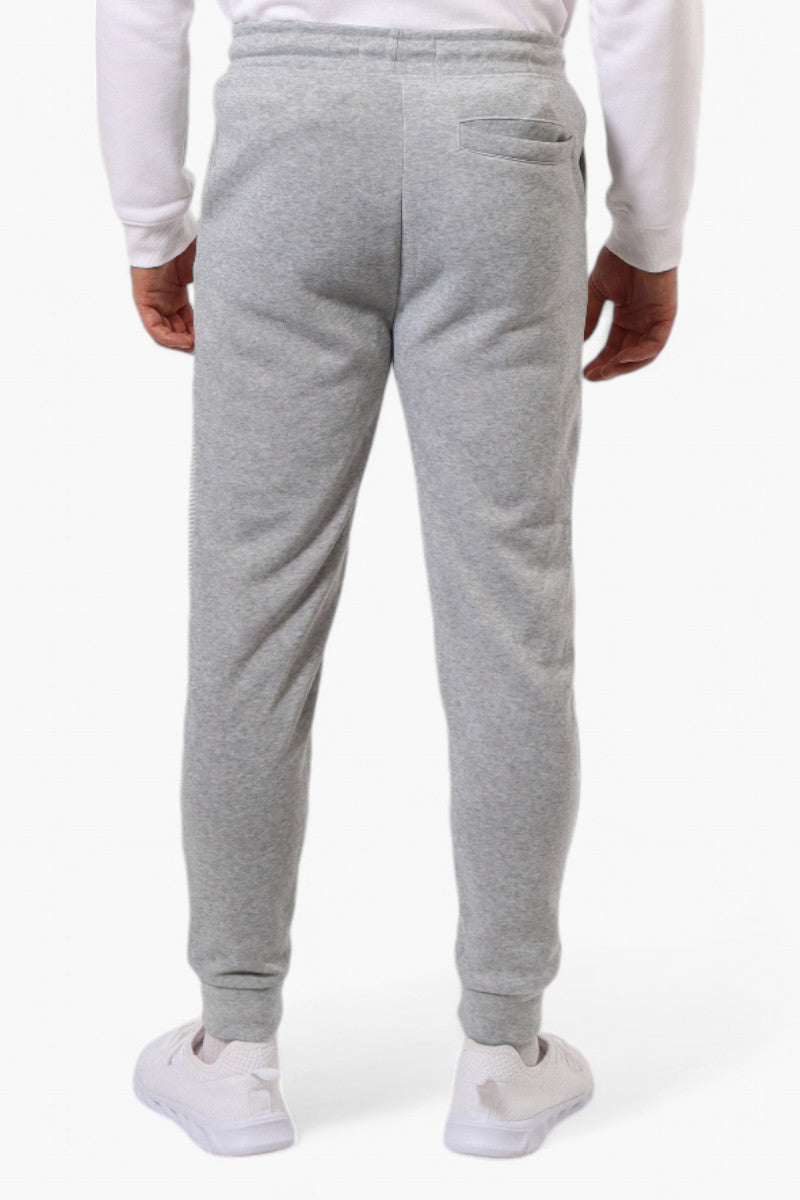 Super Triple Goose Tie Waist Track and Field Print Joggers - Grey - Mens Joggers & Sweatpants - International Clothiers