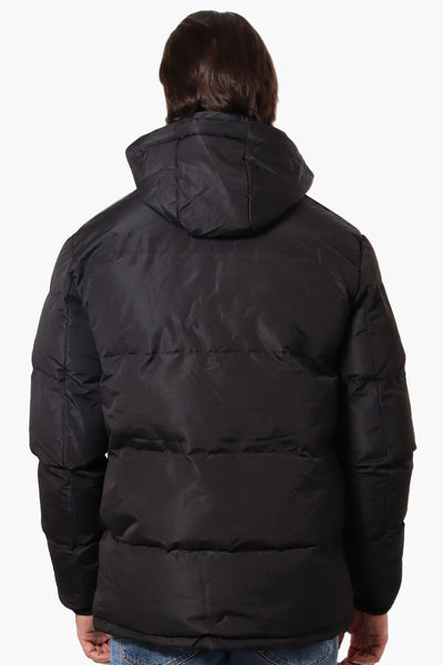 Oppenheimer Flap Pocket Parka Jacket - Black - Mens Parka Jackets - International Clothiers