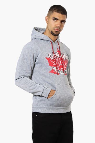 Canada Weather Gear Moose Print Hoodie - Grey - Mens Hoodies & Sweatshirts - International Clothiers