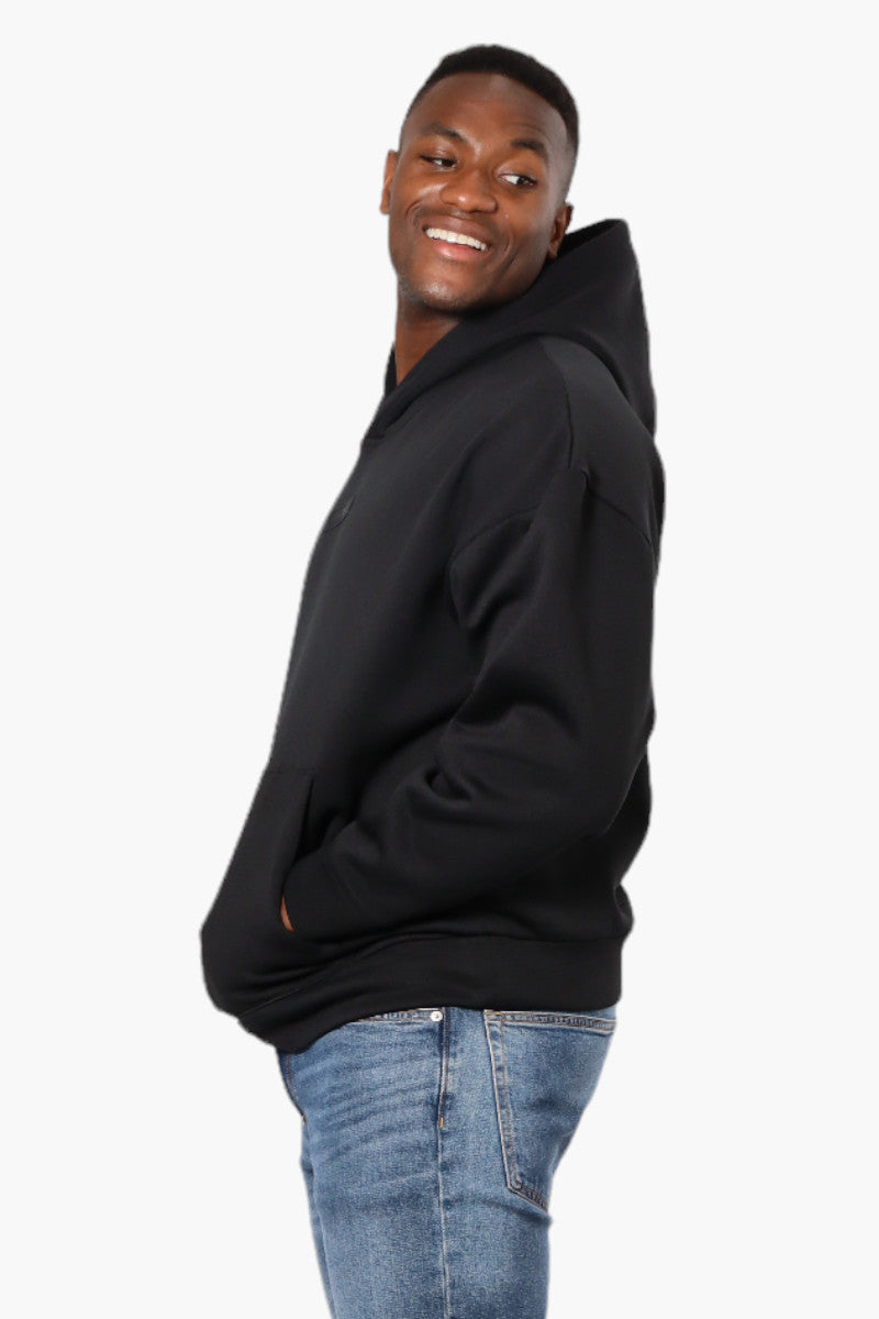 Essentials Solid Drop Shoulder Pullover Hoodie - Black - Mens Hoodies & Sweatshirts - International Clothiers