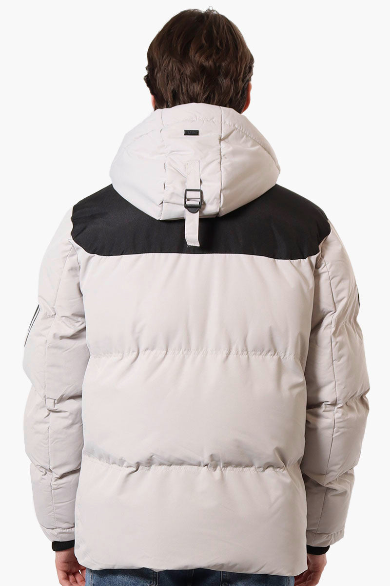 Canada Weather Gear Mouton Lined Bomber Jacket - Stone - Mens Bomber Jackets - International Clothiers