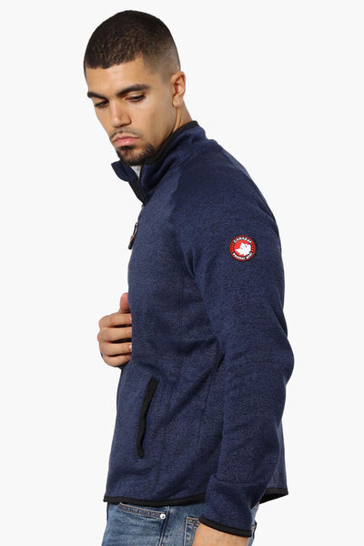 Canada Weather Gear Fleece Full Zip Lightweight Jacket - Navy - Mens Lightweight Jackets - International Clothiers