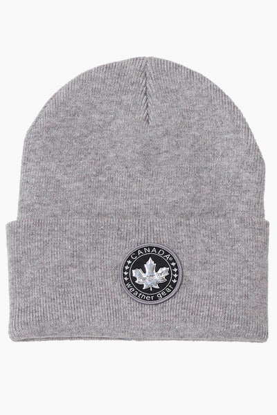 Canada Weather Gear Basic Cuffed Hat - Grey - Mens Hats - International Clothiers