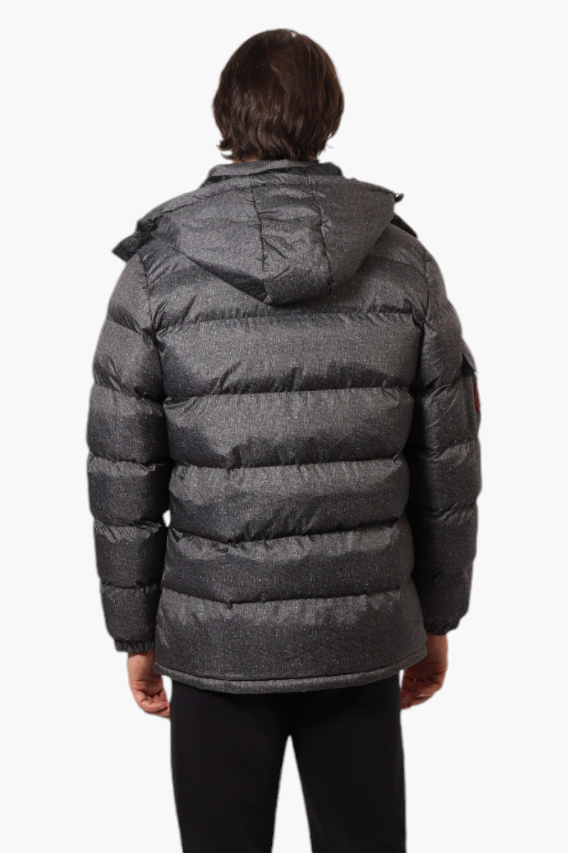 Canada Weather Gear Zip Pocket Bubble Bomber Jacket - Grey - Mens Bomber Jackets - International Clothiers