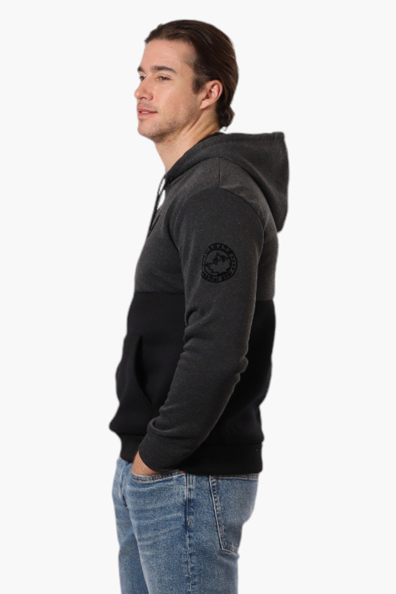 Canada Weather Gear Colour Block Chest Logo Hoodie - Black - Mens Hoodies & Sweatshirts - International Clothiers