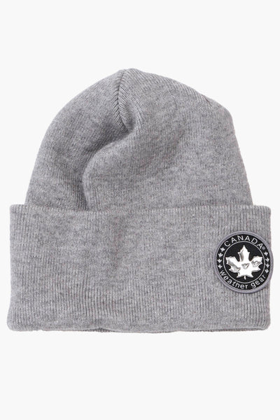 Canada Weather Gear Basic Cuffed Hat - Grey - Mens Hats - International Clothiers