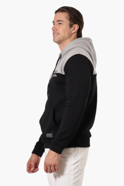 Super Triple Goose Embroidered Colour Block Hoodie - Grey - Mens Hoodies & Sweatshirts - International Clothiers