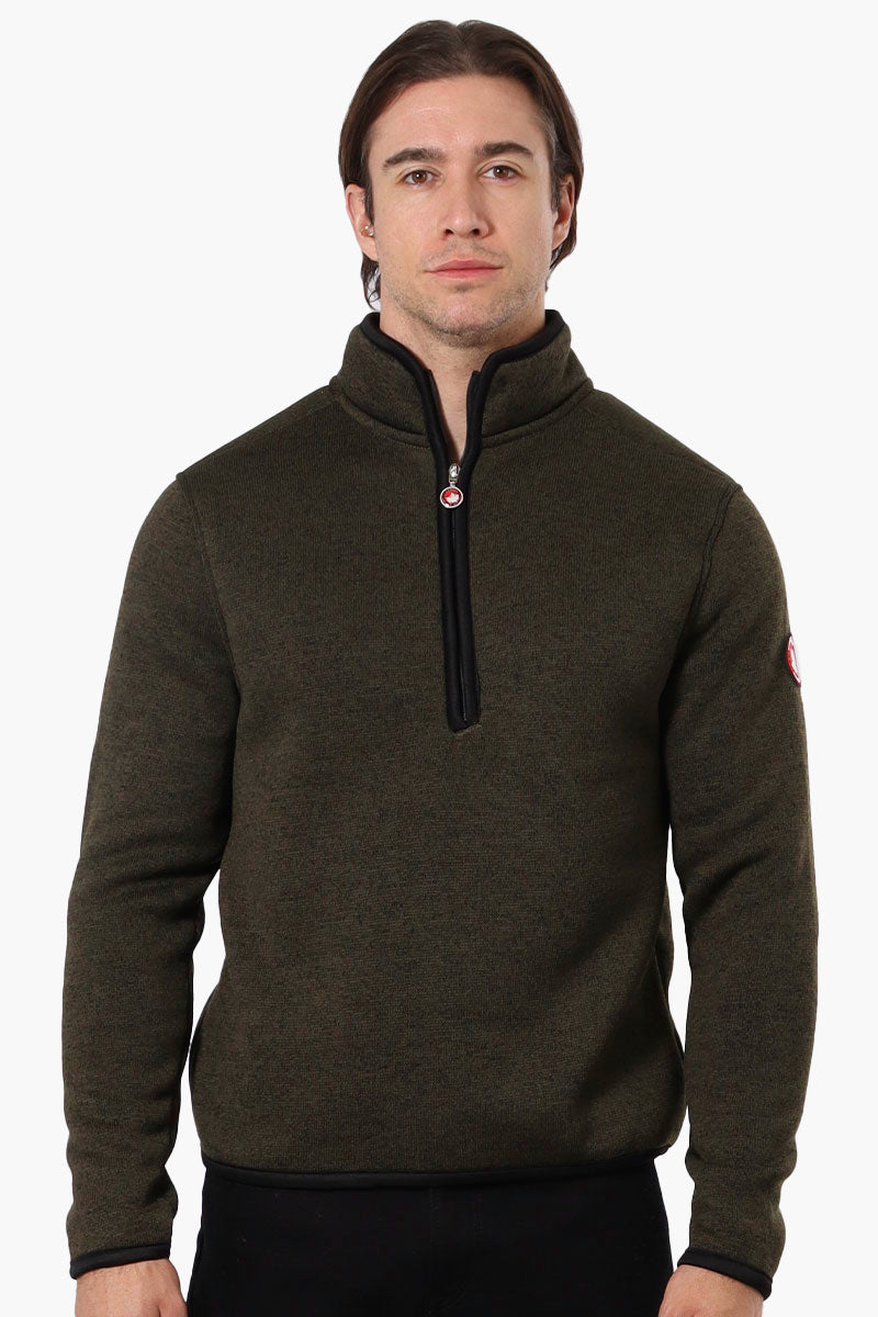 Canada Weather Gear Fleece Pullover Sweatshirt - Olive - Mens Hoodies & Sweatshirts - International Clothiers