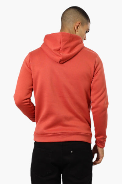 Canada Weather Gear Camping Print Hoodie - Coral - Mens Hoodies & Sweatshirts - International Clothiers