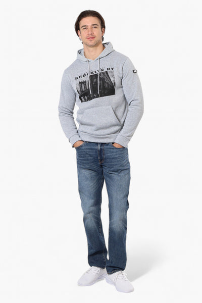 Mecca Brooklyn NY Print Hoodie - Grey - Mens Hoodies & Sweatshirts - International Clothiers