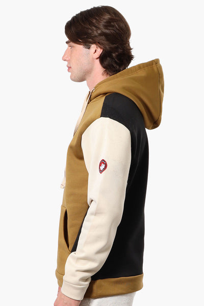 Canada Weather Gear Colour Block Hoodie - Brown - Mens Hoodies & Sweatshirts - International Clothiers