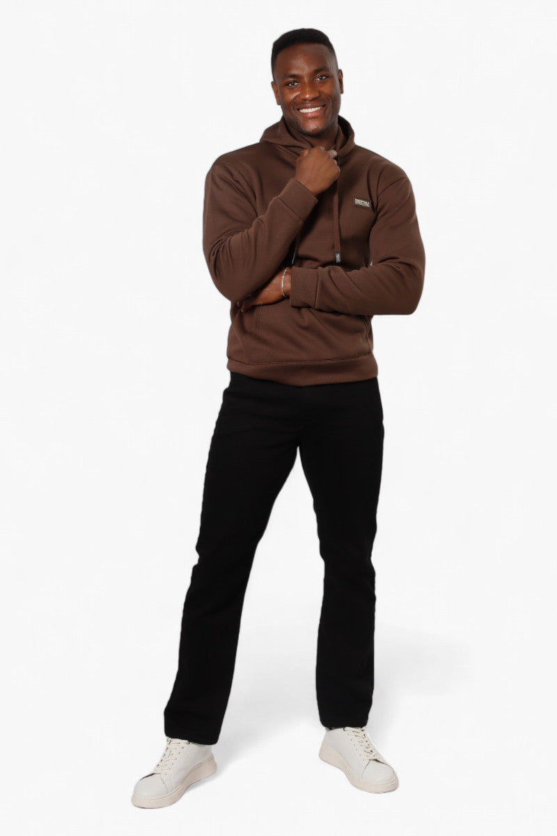 Essentials Solid Basic Pullover Hoodie - Brown - Mens Hoodies & Sweatshirts - International Clothiers