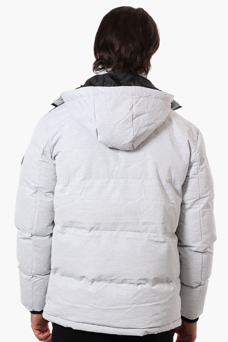 Oppenheimer Flap Pocket Parka Jacket - Grey - Mens Parka Jackets - International Clothiers