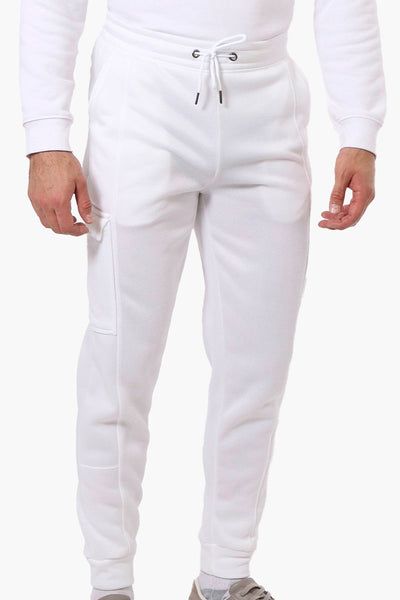 Canada Weather Gear Tie Waist Cargo Joggers - White - Mens Joggers & Sweatpants - International Clothiers