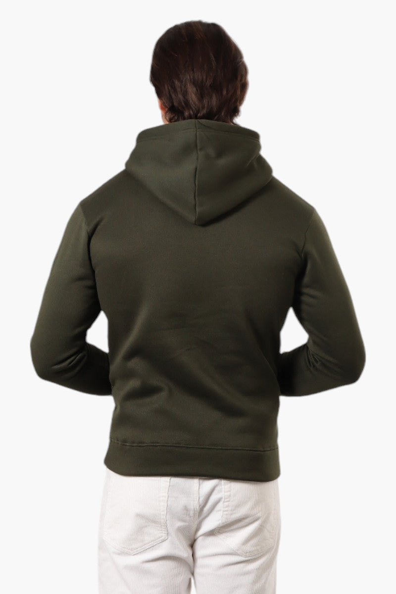 Super Triple Goose Track & Field Print Hoodie - Olive - Mens Hoodies & Sweatshirts - International Clothiers