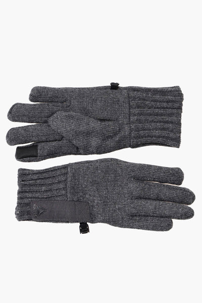 Reebok Ribbed Touch Screen Gloves - Grey - Mens Gloves - International Clothiers