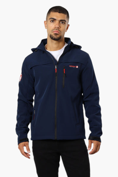 Canada Weather Gear Hooded Fleece Lined Lightweight Jacket - Navy - Mens Lightweight Jackets - International Clothiers