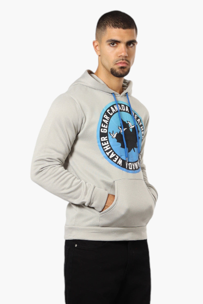 Canada Weather Gear Logo Print Hoodie - Stone - Mens Hoodies & Sweatshirts - International Clothiers