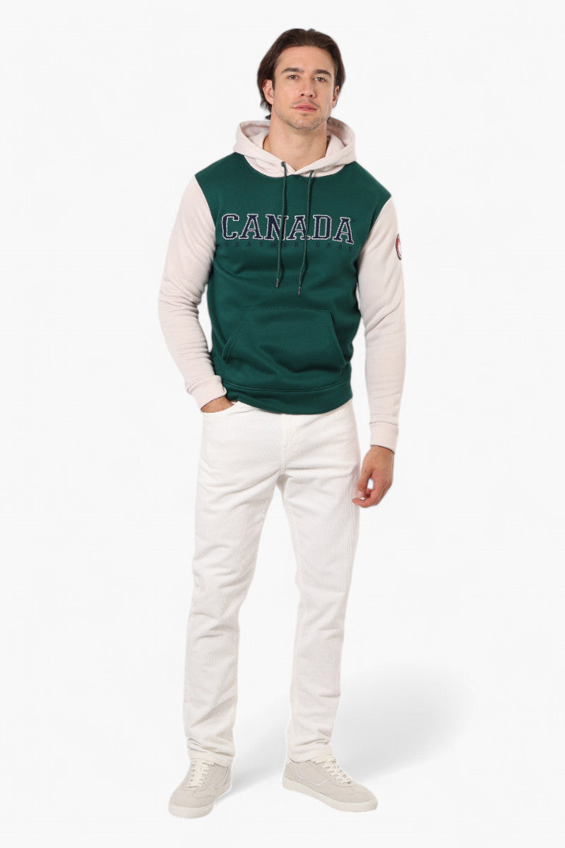 Canada Weather Gear Colour Block Hoodie - Green - Mens Hoodies & Sweatshirts - International Clothiers