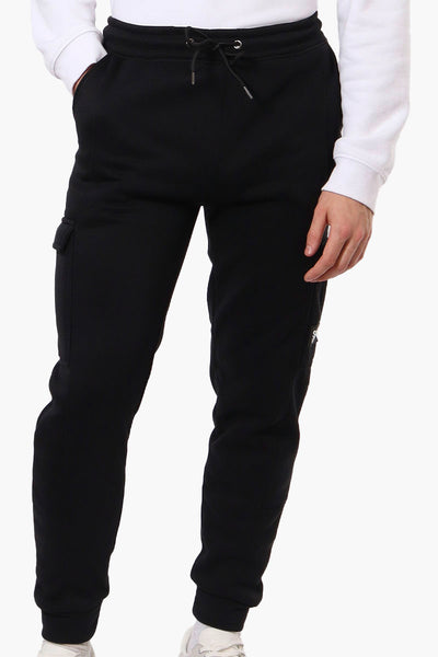 Super Triple Goose Tie Waist Cargo Joggers - Black - Mens Joggers & Sweatpants - International Clothiers