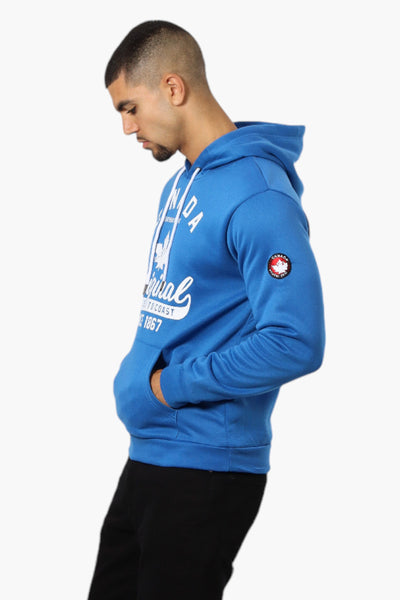 Canada Weather Gear Coast To Coast Print Hoodie - Blue - Mens Hoodies & Sweatshirts - International Clothiers