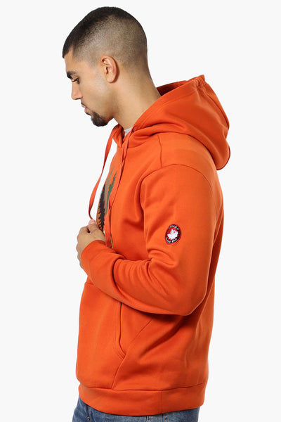 Canada Weather Gear Forest Graphic Hoodie - Orange - Mens Hoodies & Sweatshirts - International Clothiers