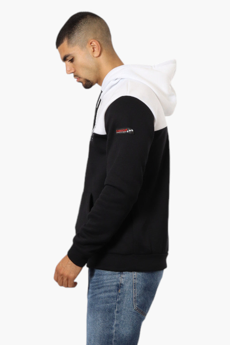 Canada Weather Gear Colour Block Embroidered Logo Hoodie - White - Mens Hoodies & Sweatshirts - International Clothiers