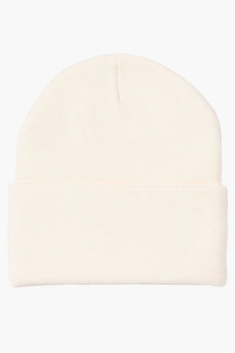 Canada Weather Gear Basic Cuffed Hat - Cream - Mens Hats - International Clothiers