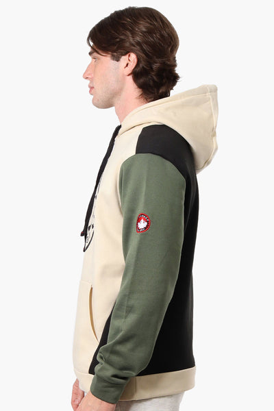 Canada Weather Gear Colour Block Hoodie - Cream - Mens Hoodies & Sweatshirts - International Clothiers