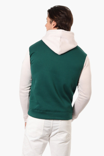 Canada Weather Gear Colour Block Hoodie - Green - Mens Hoodies & Sweatshirts - International Clothiers