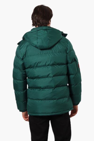 Canada Weather Gear Zip Pocket Bubble Bomber Jacket - Green - Mens Bomber Jackets - International Clothiers