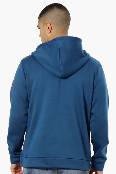 Canada Weather Gear Logo Zipper Detail Hoodie - Navy - Mens Hoodies & Sweatshirts - International Clothiers