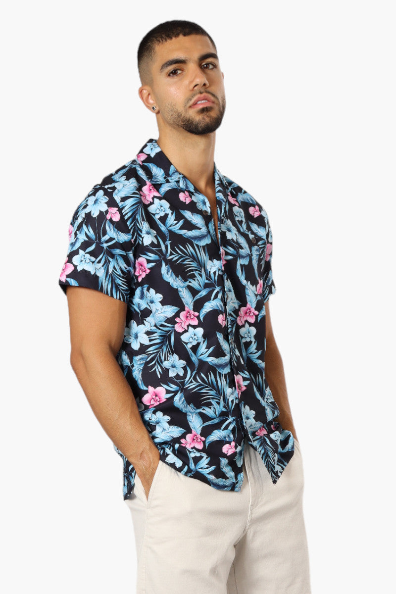 Boardsports Floral Button Up Casual Shirt - Navy - Mens Casual Shirts - International Clothiers