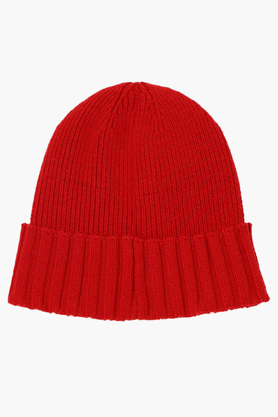 Reebok Ribbed Cuffed Beanie Hat - Red - Mens Hats - International Clothiers