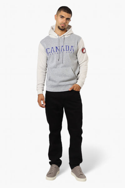 Canada Weather Gear Colour Block Hoodie - Grey - Mens Hoodies & Sweatshirts - International Clothiers