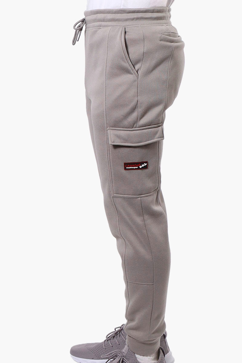 Canada Weather Gear Tie Waist Cargo Joggers - Grey - Mens Joggers & Sweatpants - International Clothiers