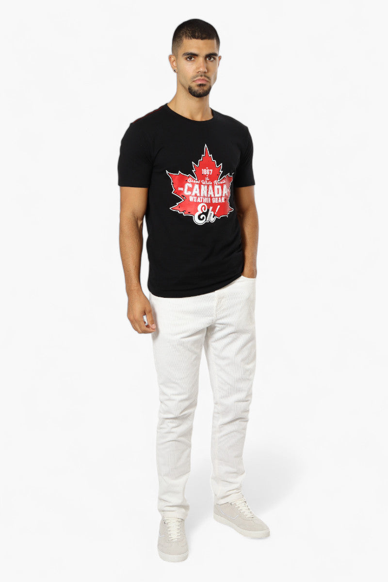 Canada Weather Gear Great White North Print Tee - Black - Mens Tees & Tank Tops - International Clothiers