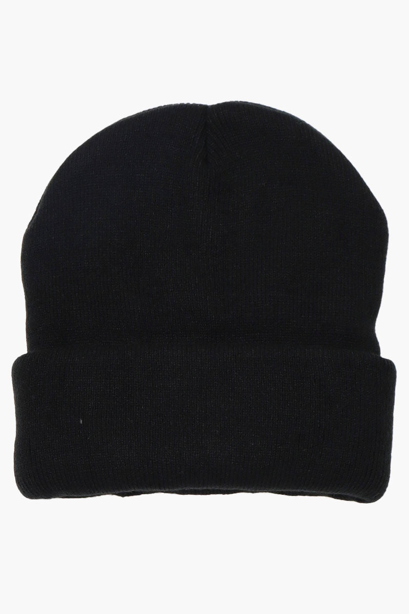 Canada Work Gear Cuffed Insulated Hat - Black - Mens Hats - International Clothiers