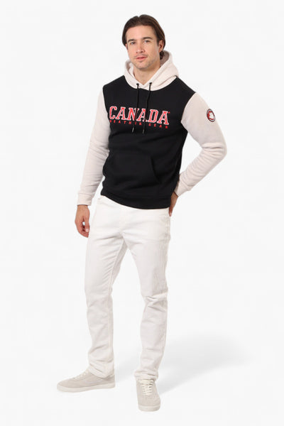 Canada Weather Gear Colour Block Hoodie - Black - Mens Hoodies & Sweatshirts - International Clothiers