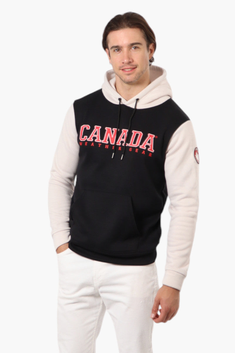 Canada Weather Gear Colour Block Hoodie - Black - Mens Hoodies & Sweatshirts - International Clothiers