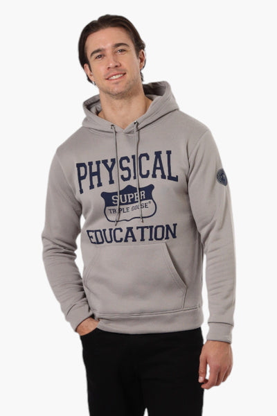 Super Triple Goose Physical Education Print Hoodie - Grey - Mens Hoodies & Sweatshirts - International Clothiers