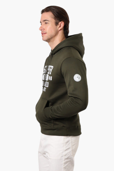 Super Triple Goose Track & Field Print Hoodie - Olive - Mens Hoodies & Sweatshirts - International Clothiers